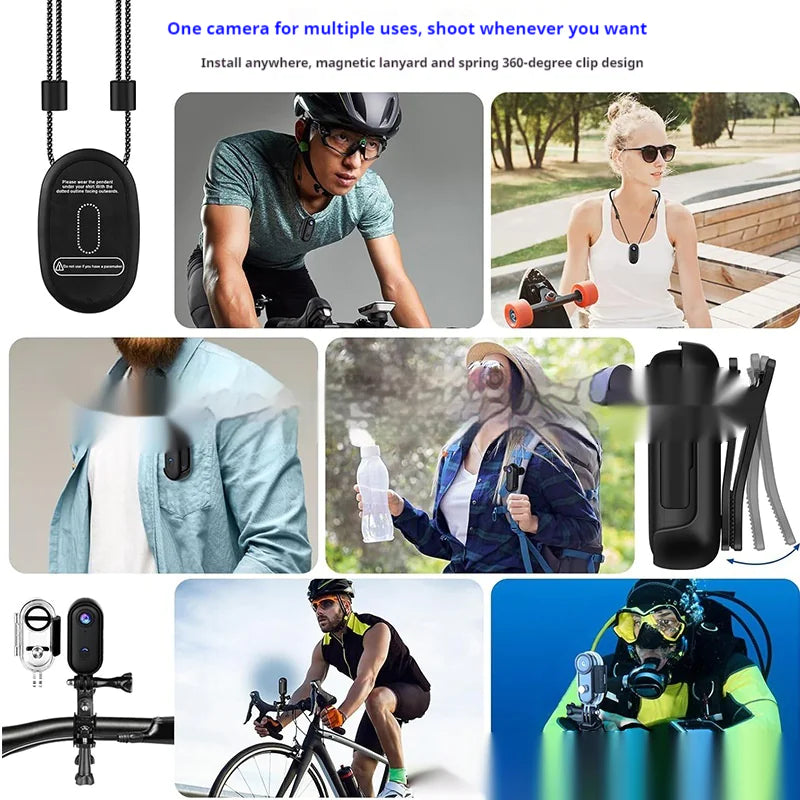 4K HD Mini Action Cam - Waterproof