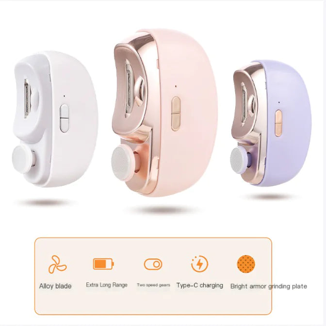 Electric Nail Clipper Portable Multi-Function Nail Grinder