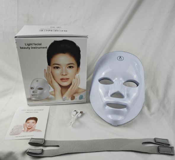 7-Color LED Facial Mask for Skin Care (Single Unit)