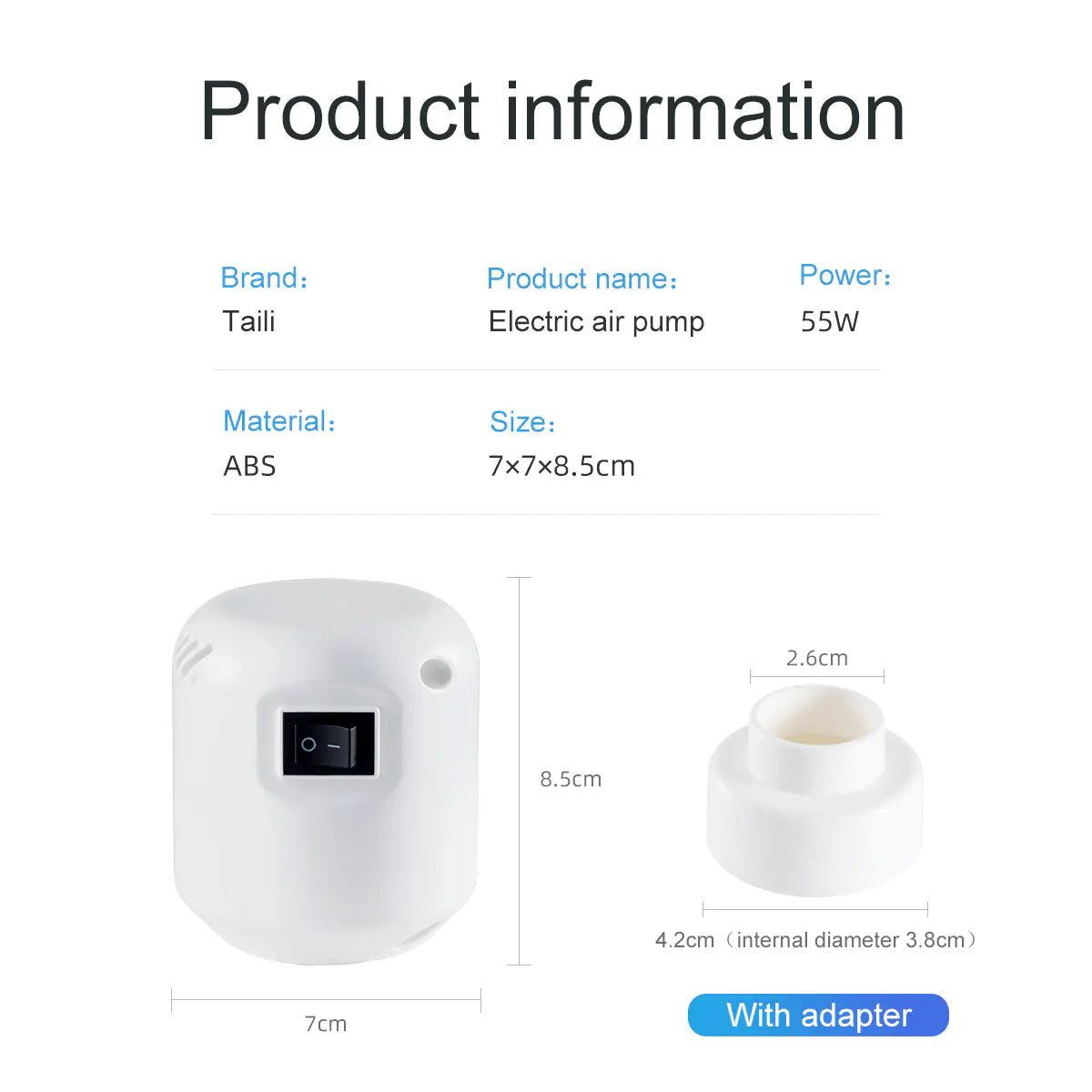 Compressed Bag Air Pump for Vacuum Sealing