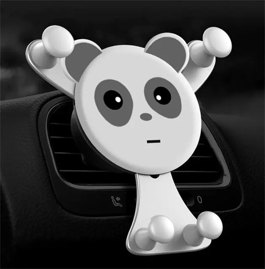 Creative Panda Car Air Vent Phone Holder