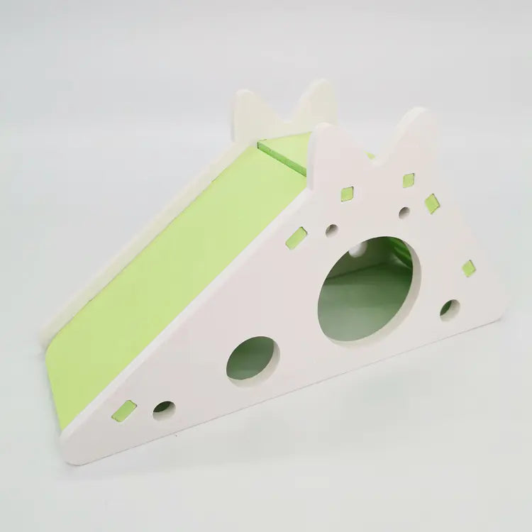 Hamster Toy Nest with Slide and PVC Colorful Hut