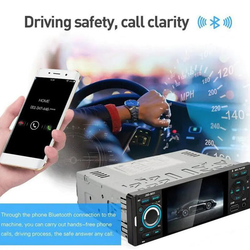 4.1 Inch Bluetooth Car Capacitive Touch Screen and Mirror Link