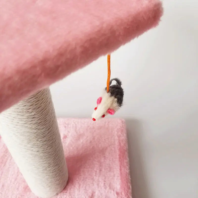 Cat Tree with Scratching Post and Toys