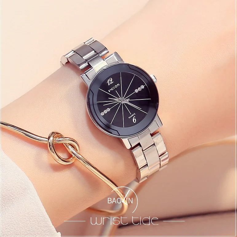 Dragon Couple Steel Quartz Watches - Stylish Women's Watch