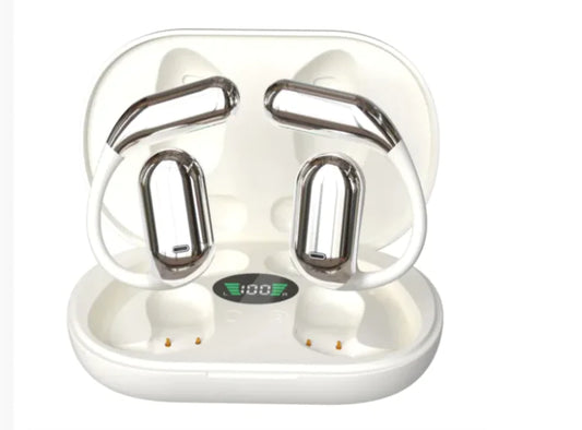 Ear-Mounted Bluetooth Headset with LED Display