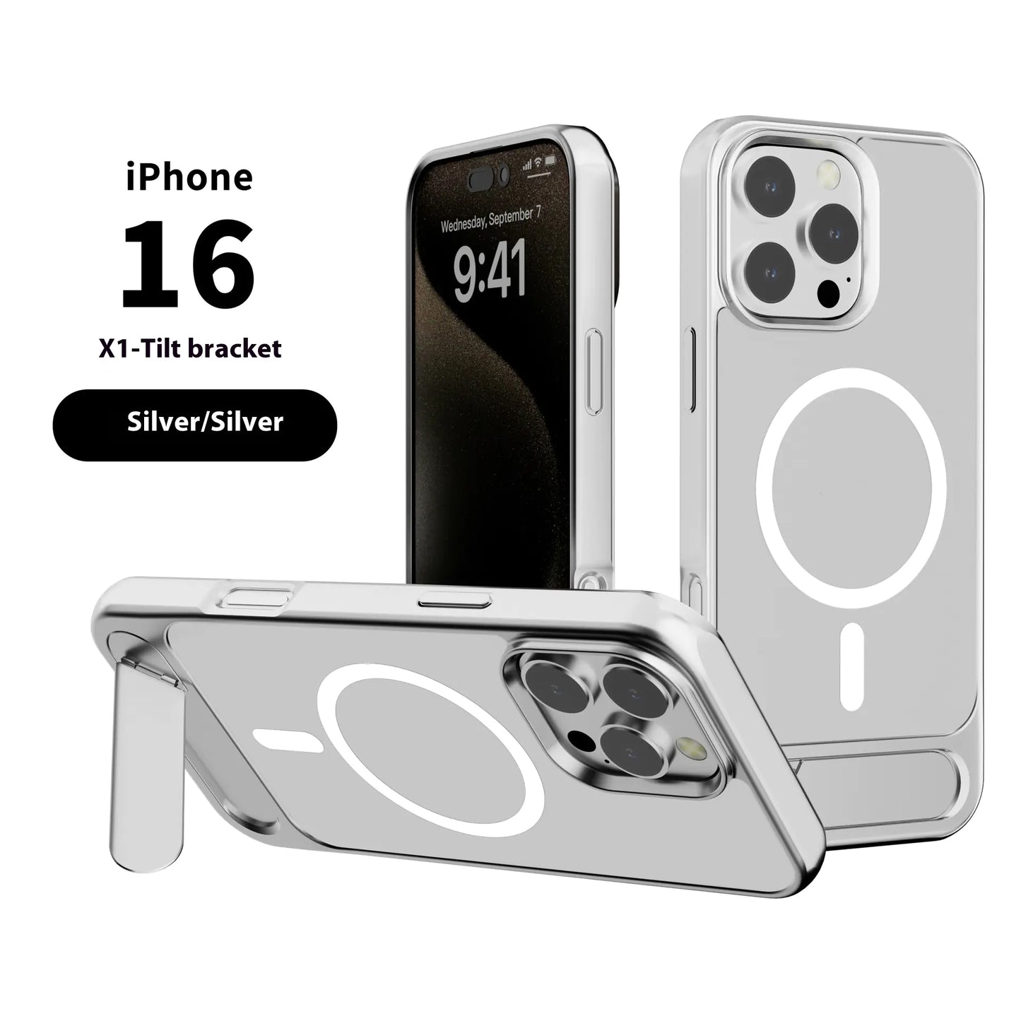 iPhone 13 to 16 ProMax  Case with Stand