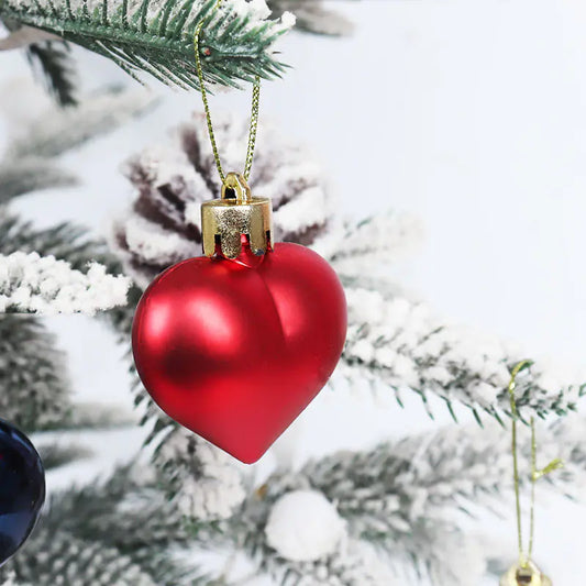 Heart-Shaped Christmas Tree Hanging Decoration Ornament