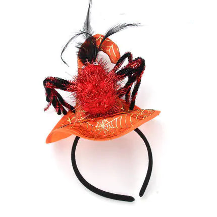 Halloween Headband with Pumpkin Design