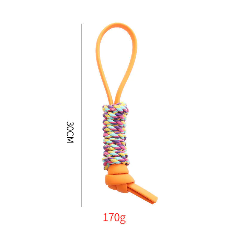 Resistant TPR Dog Chewing Toy for Teeth Cleaning