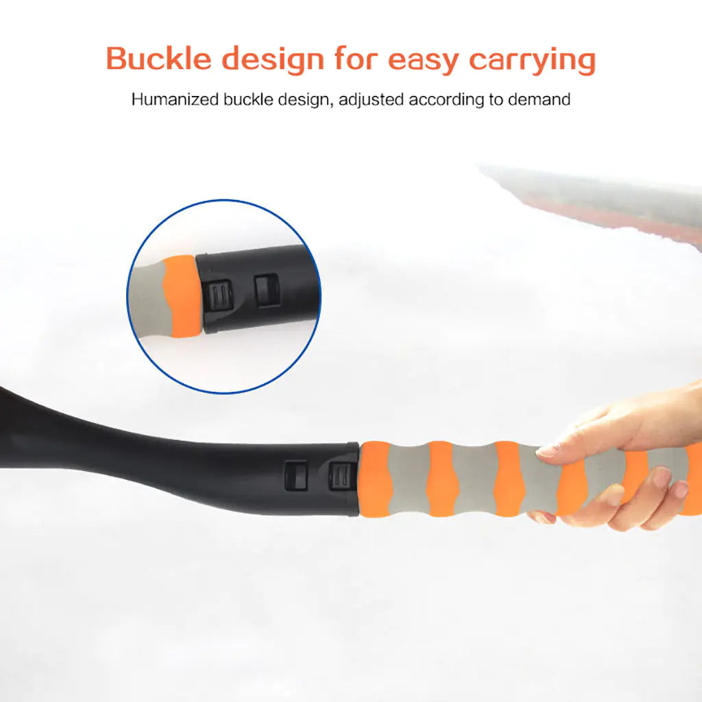 Winter Car Snow Shovel and Ice Scraper, 2-in-1 Tool